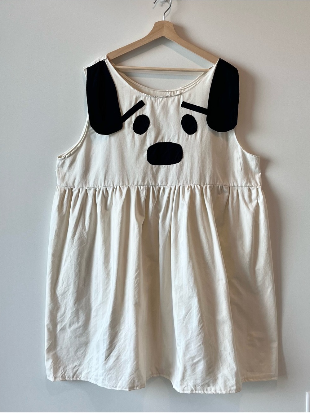 Puppy Mood | Handmade Patchwork Puppy Face Dress SKU 07216 Plus Size - Picture 2 of 16